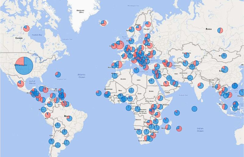 heat map of suppliers