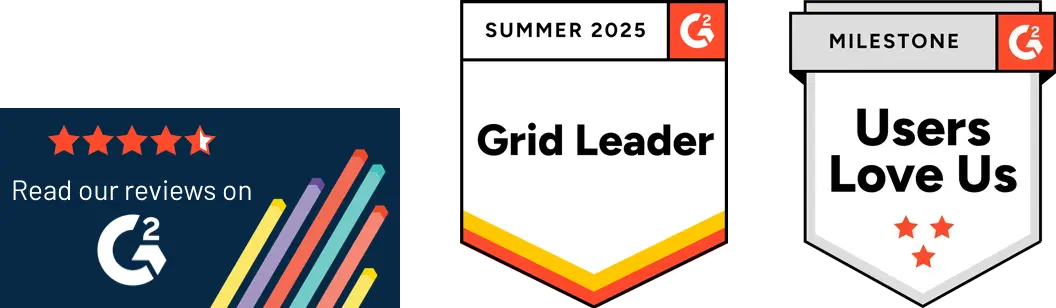 G2 DSG DTM Star Rating grid users summer 25